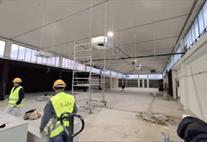 Stato iniziale del cantiere